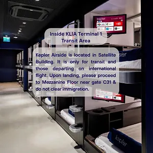 Kepler Club Klia Terminal 1 - Airside Transit Capsule hotel